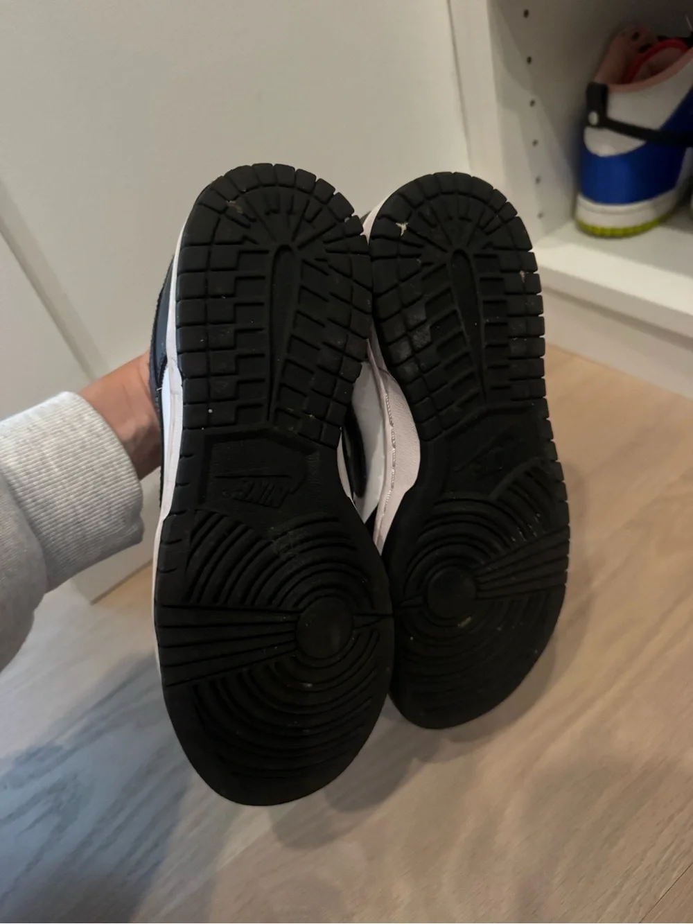 Nike Black and White Low-Top Sneakers